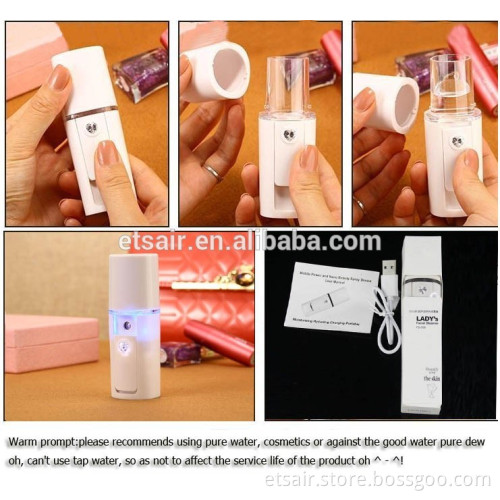 Hot Handy Skin Mist Spray Atomization Humectant Moisturize Facial Steam Machine